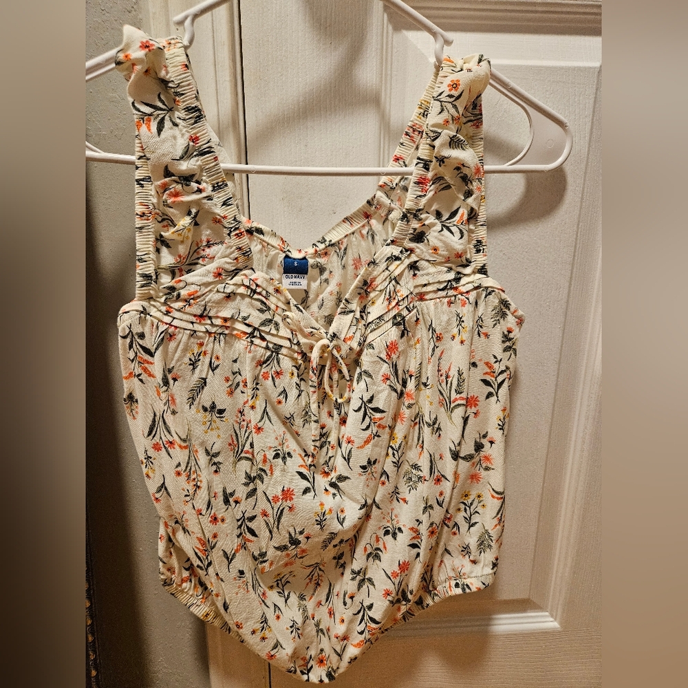 Old Navy Women's Floral Tank Top Small
